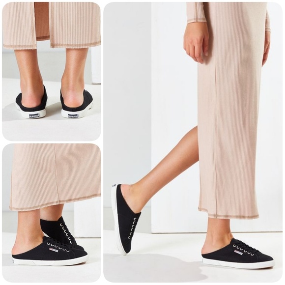 canvas mule sneakers